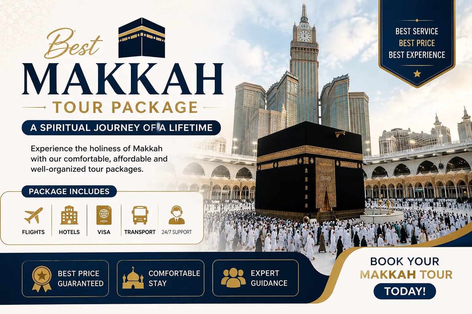Best Makkah Tour Package with Kaaba and Masjid al-Haram