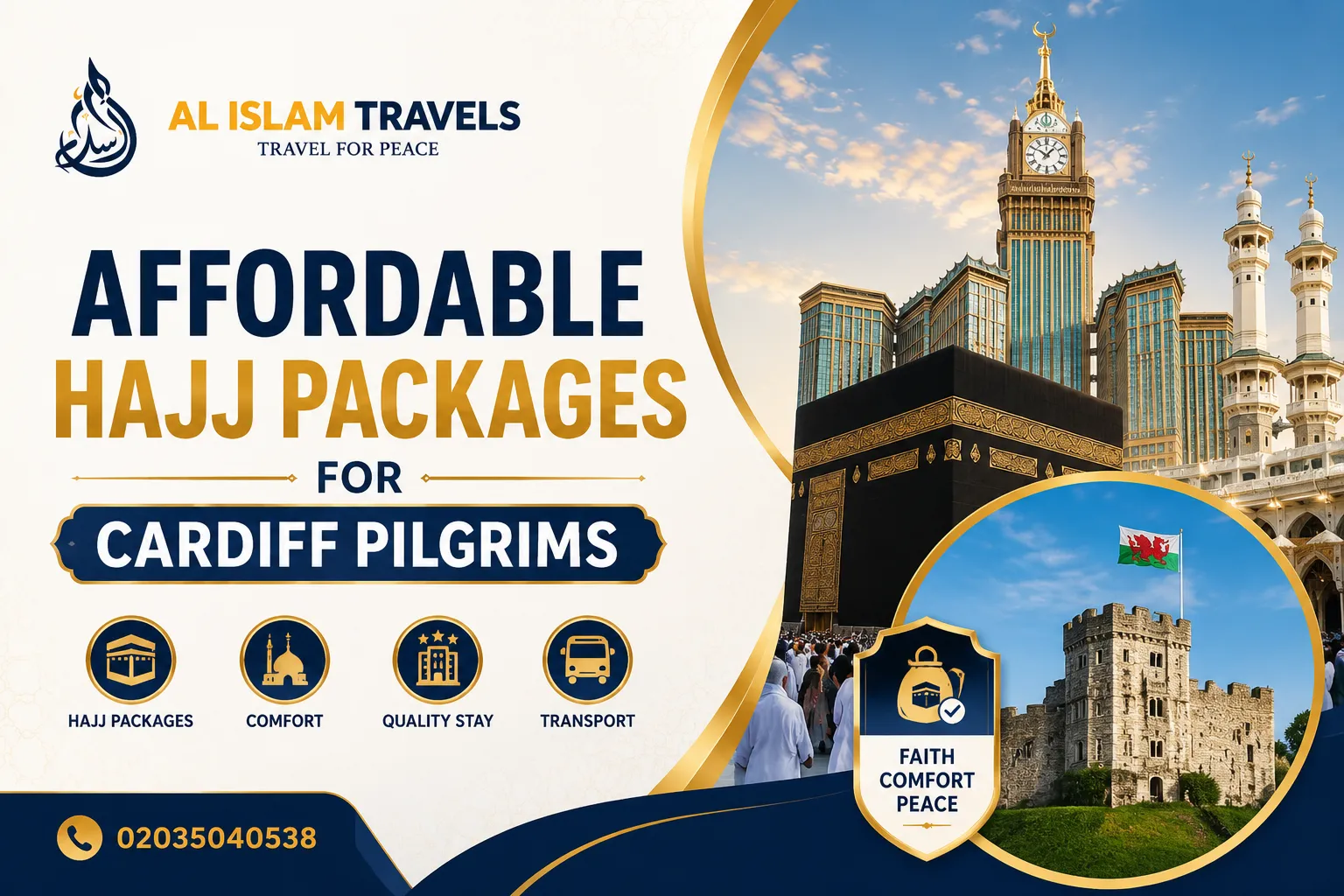 Affordable Hajj packages for Cardiff pilgrims