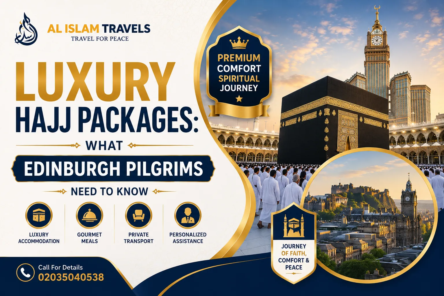 Luxury Hajj packages for Edinburgh pilgrims