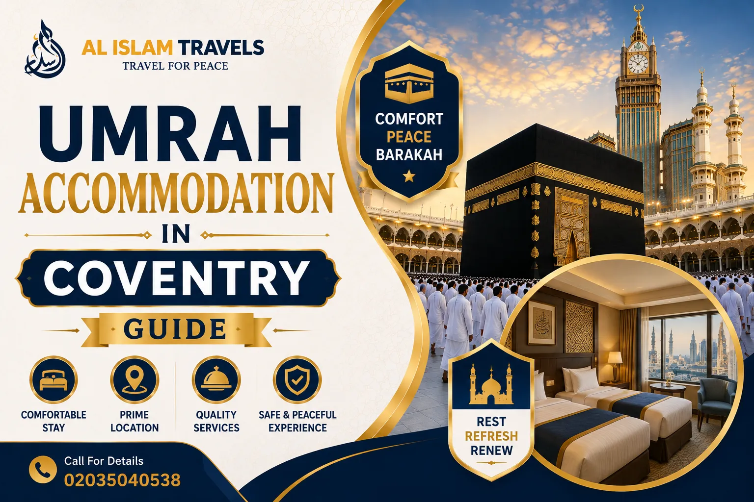 Umrah accommodation in Coventry guide